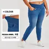 Pantalones Deportivos Casuales de Nuevo Estilo Europeo y Americano Transfronterizos de Cintura Cruzada con Bigotes de Gato Pierna Recta Adelgazantes de Alta Elasticidad Levanta Glúteos para Mujer