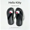 Chanclas Antideslizantes de Suela Suave Hello Kitty Once Pasos para Mujer, Nuevo Estilo 2026 para Uso en Casa y al Aire Libre, Sandalias de Playa Versátiles