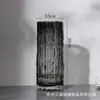 Jarrón de Cristal en Forma de Cono Estilo Nórdico Ins Simple Grande Transparente para Bambú de la Suerte Cultivado en Agua Adorno de Escritorio Sala de Estar Arreglo Floral
