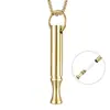 El Collar con Colgante de Acero de Titanio con Silbato más Vendido de Amazon para Cintura Delgada, Meditación y Mindfulness para Regular la Respiración y Aliviar la Ansiedad y el Estrés
