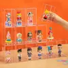 Caja de exhibición para almacenamiento de cajas sorpresa, caja de exhibición para figuras individuales de esquina Lego, caja de almacenamiento apilable para muñecos Lego, transparente