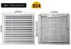 Chassi Protetor do Filtro de Ventilação Zl801 802 803 804 Ventilador Grade do Ventilador Rede Plástica à Prova de Poeira Conjunto
