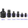 Adaptador de Manga Neumática Adaptador Intercambiable Cuadrado Variable 1/4 3/8 1/2 3/4 1 pulgada Fosfatado Negro