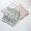 Cinta de tela de algodón floral pastoral de 12 cm para scrunchies caseros de bricolaje, gomas para el pelo y lazos hechos a mano