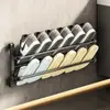 Novo Sapateira de Porta, Dobrável para Uso Doméstico, Armazenamento Dobrável Simples Montado na Parede, Sapateira de Porta para Chinelos de Banheiro