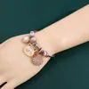 Pulsera Pokemon de Venta Caliente Europea y Americana Transfronteriza Pulsera Rosa de Cerdo Diseño de Esmalte de Aleación de Zinc Pan Joyería Encantadora Venta al por Mayor