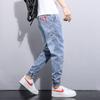 2026 Jeans Nuevos para Hombre Tendencia Ropa de Trabajo Holgados Estilo Coreano Casual Jogger de Color Claro Pantalones Largos de Primavera