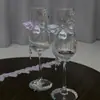 Taça Melhor Amiga Brinde DIY Presente de Casamento Presente Criativo Diamante Azul Casamento Galáxia Material Taça de Champanhe Taça Borla