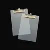 Clip de pizarra A7 clip de pizarra de plástico clip de tablero de escritura clip de bloc de notas clip de carpeta de documentos carpeta de información de examen médico papelería