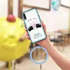 Adecuado para fundas de teléfono móvil Huawei, Diseño simple para llevar en la muñeca para hombres y mujeres, Funda blanda creativa linda y peculiar con pulsera para parejas