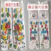 Calcetines con gráfico de puntos de acupuntura calcetines de masaje de precisión pies área refleja del pie cuidado de la salud del pie para llegar a hombres y mujeres Cuatro Estaciones