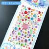 Adesivos de diamante acrílico de cristal de gema infantil Decoração de palco Meninas criativas diy Jardim de infância Prêmio Adesivos de diamante