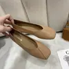 Sapatos baixos de bico quadrado estilo coreano, versáteis para mulheres, estilo Harajuku, estilo estudante, sapatos de calçar fácil, corte baixo, sapatos casuais, nova coleção primavera/outono 2026