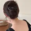 Presilha Twist Fofa de Cachorrinho Coreana para Mulheres 2025 Nova Presilha de Cabelo de Alta Qualidade na Parte de Trás da Cabeça, Elegante Presilha de Cabelo e Acessórios de Cabelo