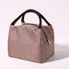 Bolsa para lonchera especial para estudiantes de primaria portátil bolsa para bento bolsa térmica bolso de mano bolsa de almuerzo para trabajador de oficina llevar bolsa pequeña resistente a las manchas de arroz