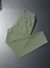 Pantalones Casuales Ajustados de Seda de Hielo de Alta Gama para Hombre, Verano 2026, Delgados, Transpirables, de Negocios, Rectos, Cortos, Modernos