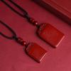 Colgante de Cinabrio en Bruto con Alto Contenido de Cristal, Arena Roja Imperial Oro Púrpura, Colgante de Collar Año de Nacimiento Venta al por Mayor