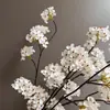 Venda Direta da Fábrica Flor de Pera Simulação Atacado Decoração Zen Modelo de Quarto Hotel B&B Decoração Flores Artificiais Flores de Mesa Flor de Cerejeira