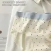"Malvavisco Suave y Ceroso" [Entrepierna Probiótico] Ropa Interior de Algodón Puro para Mujer 10A Pantalones Antibacterianos con Entrepierna Extendida para Niñas