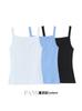 Roupas Europeias e Americanas Transfronteiriças 2025 Primavera Novo Clássico Moda Simples Regata Sem Mangas 4174322