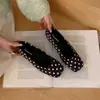 Nuevos Zapatos de Primavera 2026 para Mujer tipo Mocasín con Punta Cuadrada, Tacón Oculto, Piel Suave, Estilo Retro Cómodo