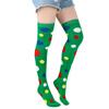 Calcetines de payaso de lunares de tubo largo para halloween transfronterizos calcetines de lunares hasta la rodilla de actuación de fiesta de carnaval festival europeos y americanos