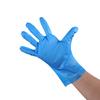 Guantes desechables de TPE azul, de grado alimenticio, para catering, de plástico transparente, gruesos y especiales para cocina, procesamiento doméstico.