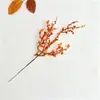 Acessórios de ramo de flor e fruta artificial de Natal, decorações de feriado, frutas vermelhas, azevinho, acessórios de fruta da sorte, fabricante de origem transfronteiriça