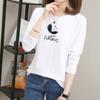 2800 # Camiseta de Manga Larga para Mujer Algodón Puro (Foto Real Tomada) (95 Algodón 5 Spandex) (Nuevo Tamaño XXL)
