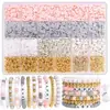 Caja de Set de Arcilla Suave Transfronteriza Cuentas de Arcilla Pulsera Hecha a Mano Kit de Materiales para Ensartar DIY Caja de Set Accesorios de Joyería Venta al por Mayor