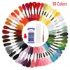 Hilo para Bordado de Punto de Cruz Personalizado 100 Colores 8m Hilo de Bordado DIY Hilo para Punto de Cruz Hilo de Rama Hilo de Algodón para Bordar Hilo para Tejer