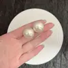 Brincos de Pérola Semicírculo Simples e de Alta Qualidade para Mulheres, Brincos Versáteis da Moda Tendência e Únicos Atacado