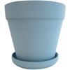 Maceta de cerámica azul roja para flores, interior y exterior, planta suculenta, planta verde, maceta redonda de cerámica, maceta de terracota transpirable