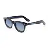 Novos Óculos de Sol Acetato com Armação Redonda, Óculos de Sol Polarizados Versáteis da Moda Europeia e Americana, Óculos de Sol Casuais Tendência Personalizados