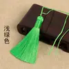 Marcador de Página Colgante con Borla Corto Grueso de 8 cm de Ancho Accesorio para el Cabello Ropa Hanfu Adorno Colgante para Coche Accesorio de Decoración para Cortinas