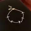 Nuevo Estilo Chino Gota de Aceite Calabaza Doble Pulsera Abierta Pulsera de Diseño Retro Francés Lujo Ligero Nicho Exquisita Joyería de Mano Al por Mayor