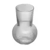 Vaso de Vidro Linhas 11cm x 11cm x 17 cm - Wolff