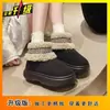 Botas de Nieve Gruesas de Moda y Versátiles para Mujer, Nuevo Estilo Otoño e Invierno 2025, Aspecto de Alta Gama, Forradas de Felpa, Cálidas, Antideslizantes, Botines