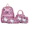 Mochila Escolar Estampada de Anime Infantil Conjunto de Quatro Peças Mochila Escolar Estampada de Desenho Animado Mochila de Estudante com Estojo de Lápis Atacado