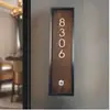 Letrero Luminoso Personalizado para Puerta, Letrero de Número de Habitación de Hotel, Letrero Electrónico para Puerta, Letrero de Acrílico para Puerta de Bed & Breakfast KTV