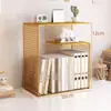 Estantería de escritorio, estante de almacenamiento de escritorio, organizador de archivos de escritorio de oficina, gabinete multicapa para niños y estudiantes