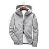 Chaqueta antistática de alta elasticidad resistente al desgaste con bloqueo de temperatura para equipo de hombres, ropa de trabajo negra, cortavientos, impermeable, chaqueta para exteriores, personalización