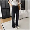 Jeans Rectos de Cintura Alta Ajustados para Mujer, Serie Etiqueta Marrón, Bordado de Corazón, Colección Otoño 2026, Elástico en Cuatro Direcciones, Efecto Adelgazante, H090409