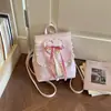 Mochila Estilo Academia Menina Doce Japonesa e Coreana de Nicho Transfronteiriça Modelo Novo 2026 com Laço Mochila de Viagem Estilosa