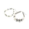 Collar de Bolas de Perlas Imitación Multicapa con Diseño Personalizado Cadena de Clavícula con Cuentas Estilo Retro Europeo y Americano para Mujer