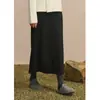 Esta Saia Reta Simples e Artística Order2026 Outono/Inverno Nova para Mulheres, Saia Lápis de Lã Merino de Comprimento Médio