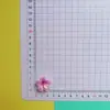 Color Brillante Gradiente Flor de Cinco Pétalos Estambre Flor Pinza para el Cabello Pinza para el Cabello Cuerda para el Cabello Pinza de Agarre Decoración DIY Funda para Teléfono Móvil Accesorios de Resina