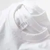 Camisa de Algodão Spot de Fábrica Manga Curta Camisa Básica Branca Camiseta Branca Camiseta de Algodão Penteado Masculina e Feminina Camisa Top Publicitária com Logo Estampado