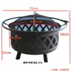 Conjunto Completo de Fogareiro para Chá, Churrasqueira, Churrasqueira de Pátio Exterior, Mesa Aquecida, Grelha de Churrasco, Churrasqueira Exterior