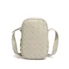 Ventas Directas de Fábrica Otoño e Invierno Bolso Mini Tejido a Mano para Teléfono Móvil Simple Casual Pequeño Cuadrado para Mujer de Hombro Cruzado